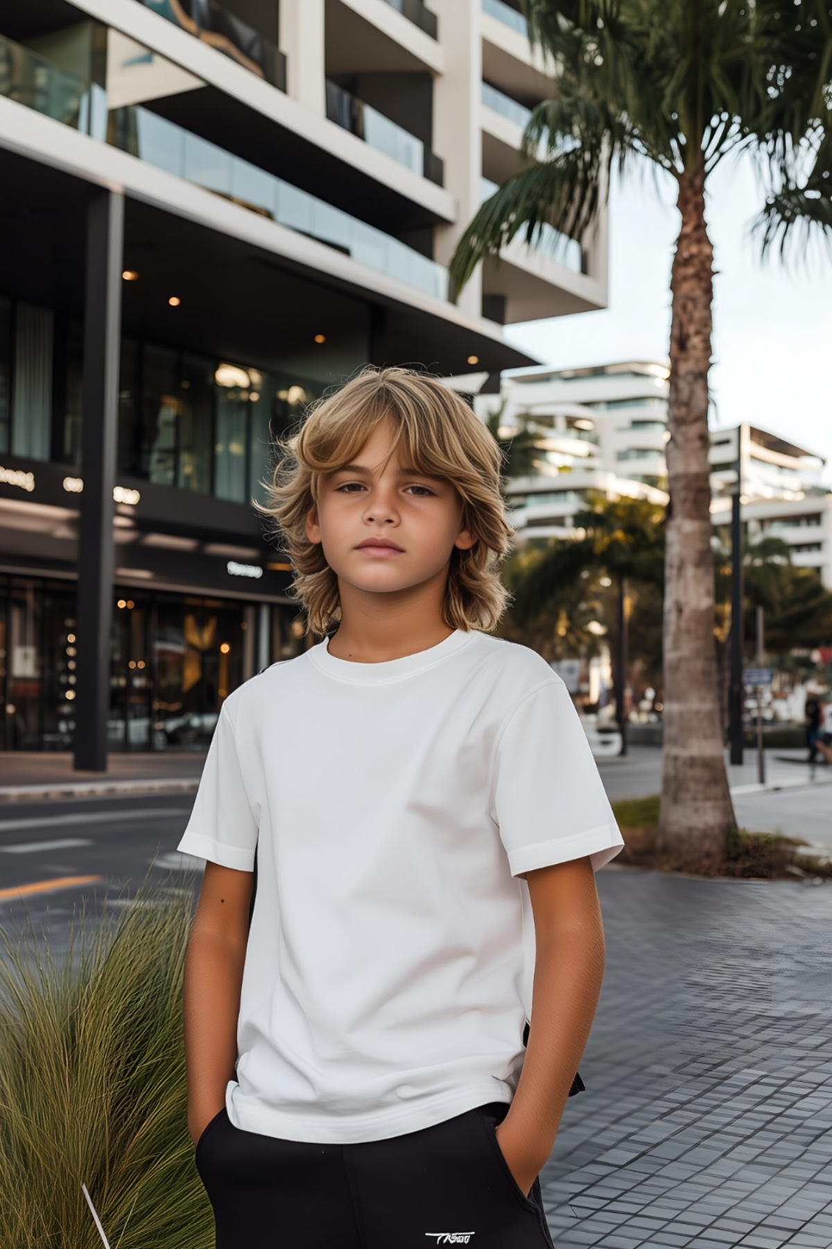 Beyaz Çocuk T-shirt Unisex | %100 Pamuk |