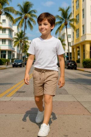 Çocuk Şort Taş Unisex | Kız - Erkek |